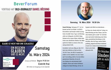 Daniel Böcking im Bever Forum