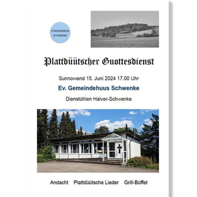Andacht in Plattdeutsch am 15. Juni
