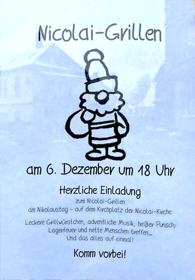 Nicolai-Grillen am Nikolaustag