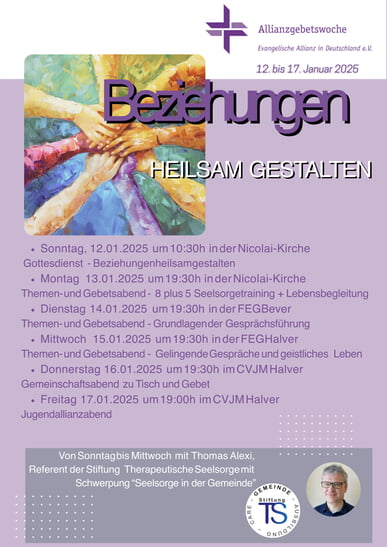 Allianz-Gebetswoche vom 12. – 17.01.2025