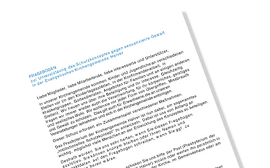 Fragebogen zum Schutzkonzept gegen sexualisierte Gewalt