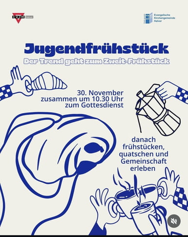 Jugendfrühstück am 30.11. nach dem Gottesdienst