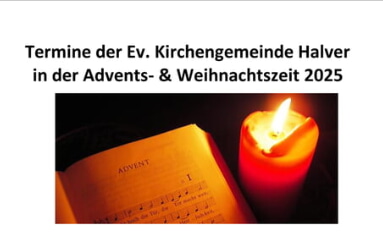 Termine in der Advents- und Weihnachtszeit
