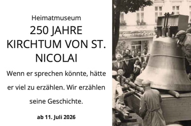 Zum Turmjubil&auml;um der Nicolai-Kirche Ausstellung in Villa Wippermann
