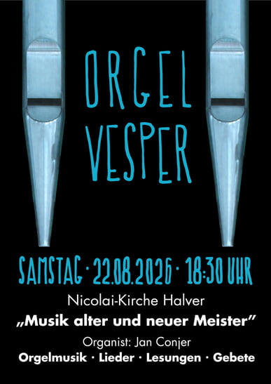 Orgelvesper am 22.08.2026