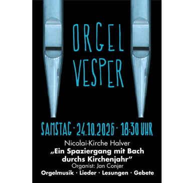 Orgelvesper am 24. Oktober