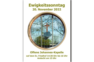 Offene Johannes-Kapelle am Ewigkeitssonntag