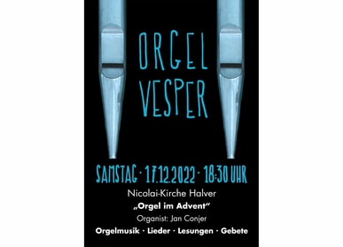 Orgelvesper am 17. Dezember